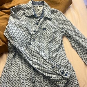 Cinch Womens Button Down Western Shirt Size  S